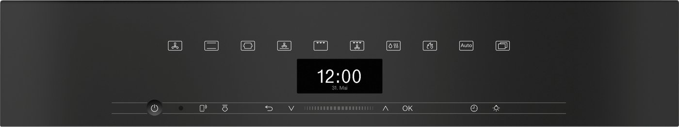 Духова шафа H 7464 BP чорний обсидіан