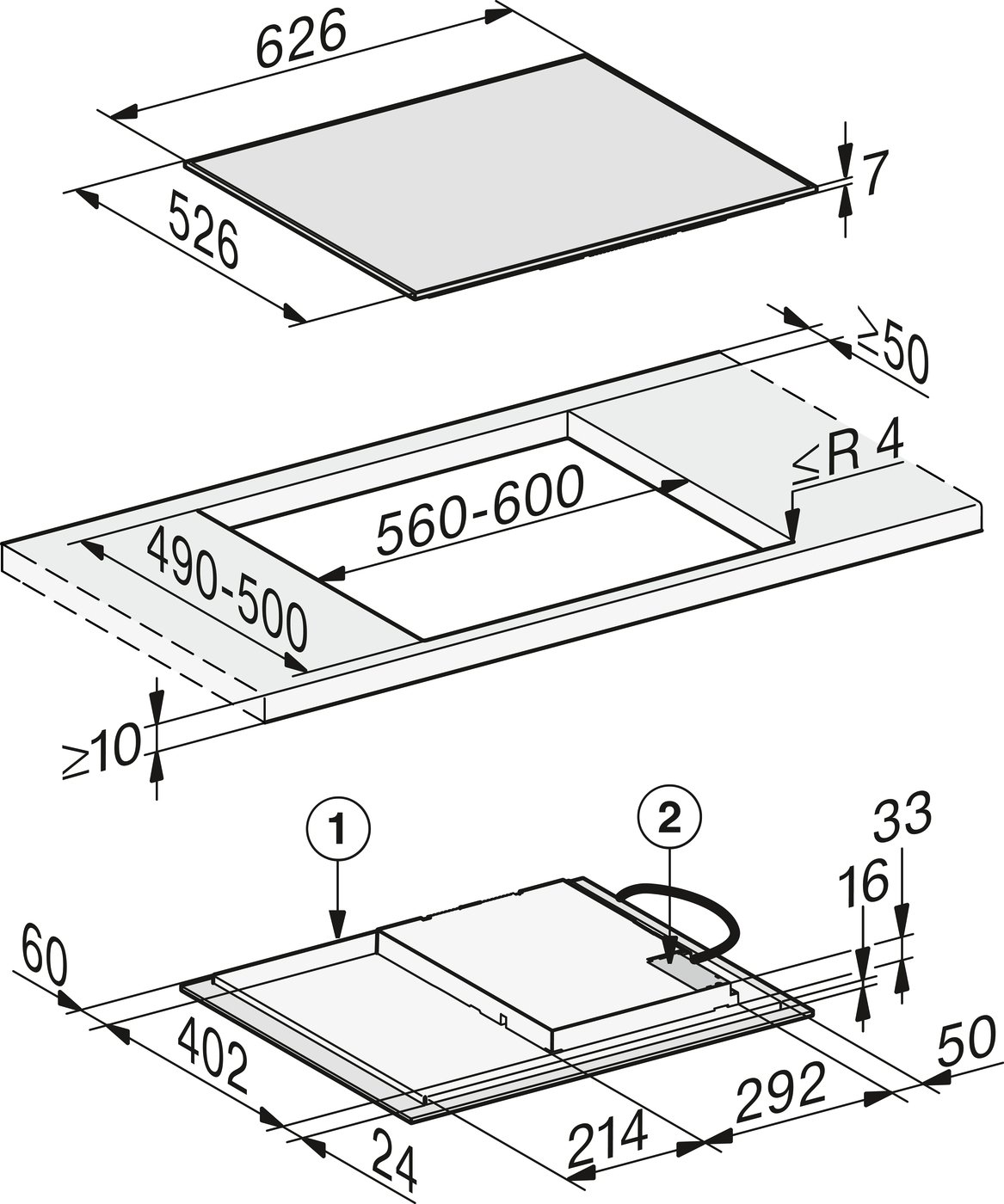 Варильна поверхня KM 7361 FR