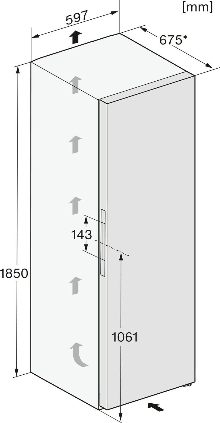Холодильна камера KS 4887 DD нержавіюча сталь