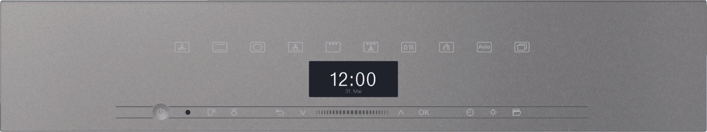 Духова шафа H 7464 BP графитово-сірий