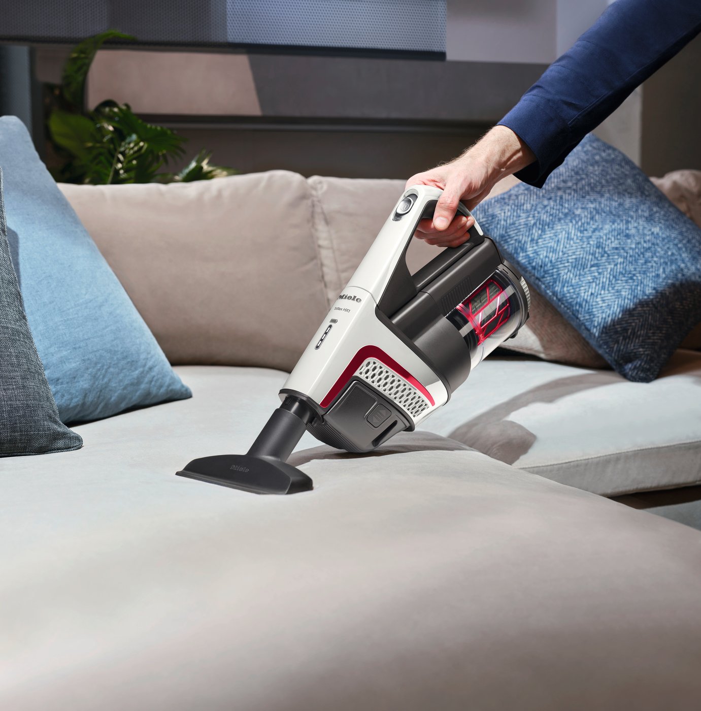 Пилосос SMUL1 01 TRIFLEX HX1 білий лотос, червоний