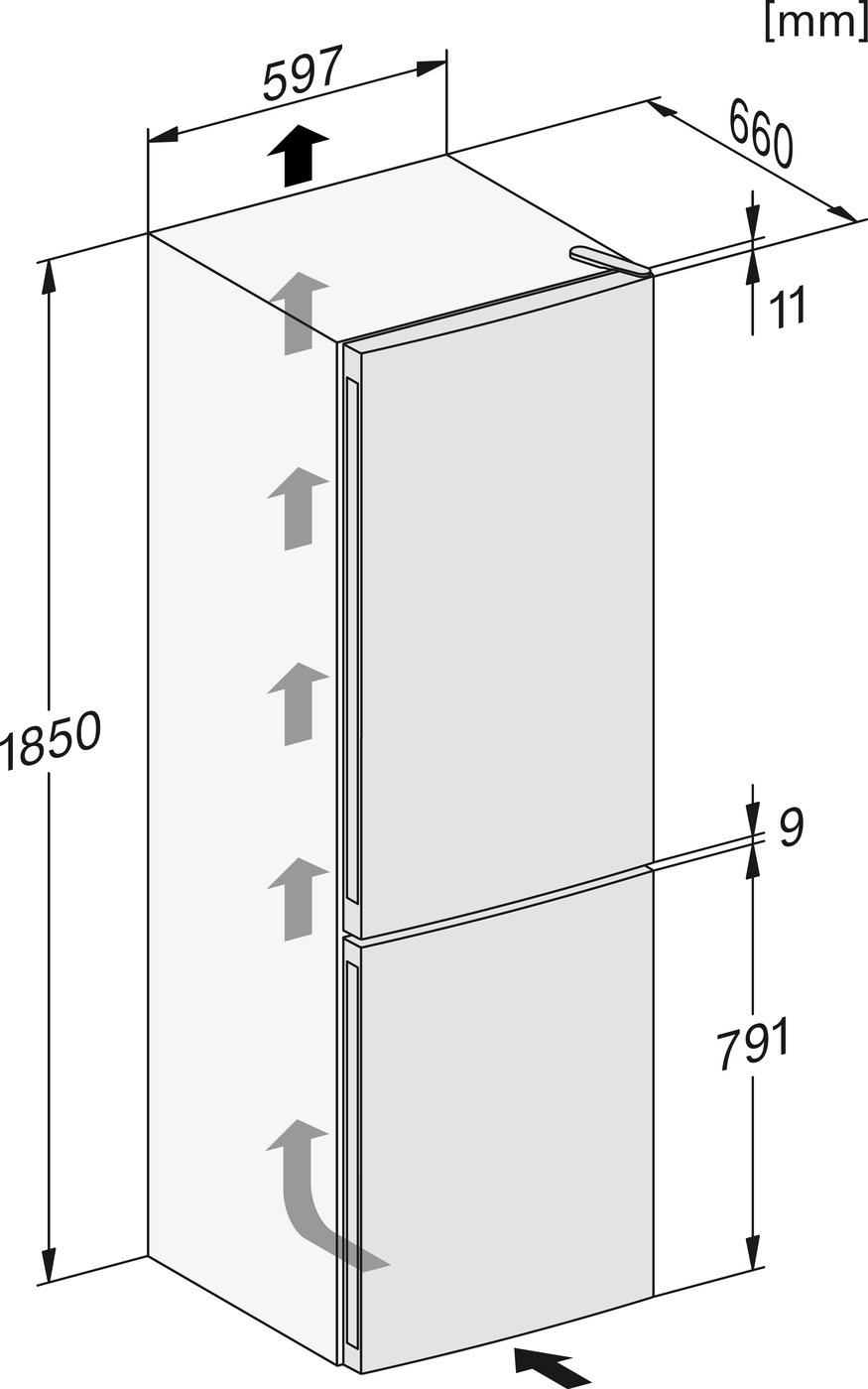 Холодильно-морозильна комбінація KDN 4174E Active