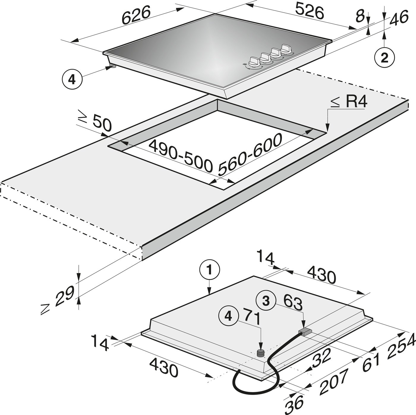 Варильна поверхня KM 3010