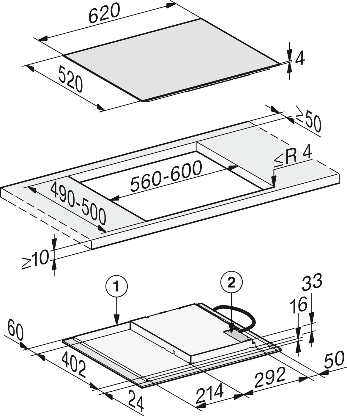 Варильна поверхня KM 7361 FL