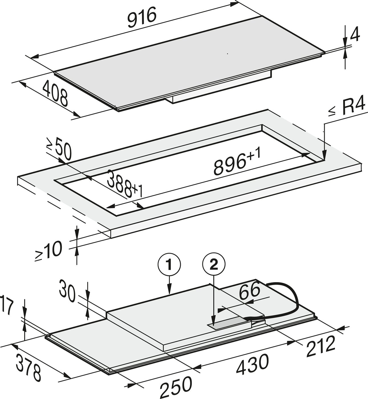 Варочная поверхность KM 7684 FL