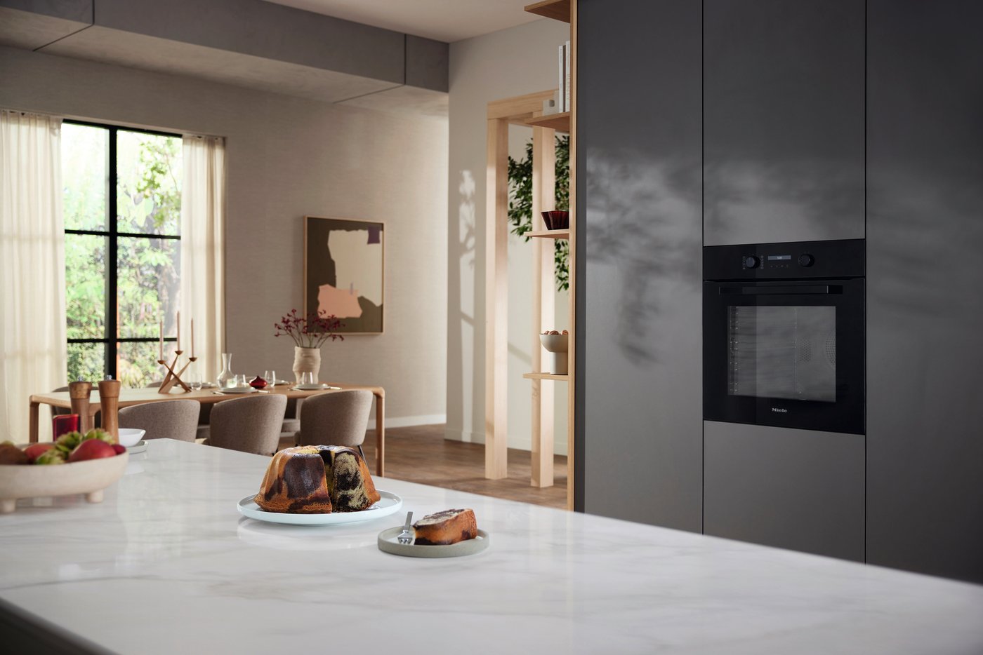 Духова шафа H 2861-1BP чорний обсидіан 125 Edition