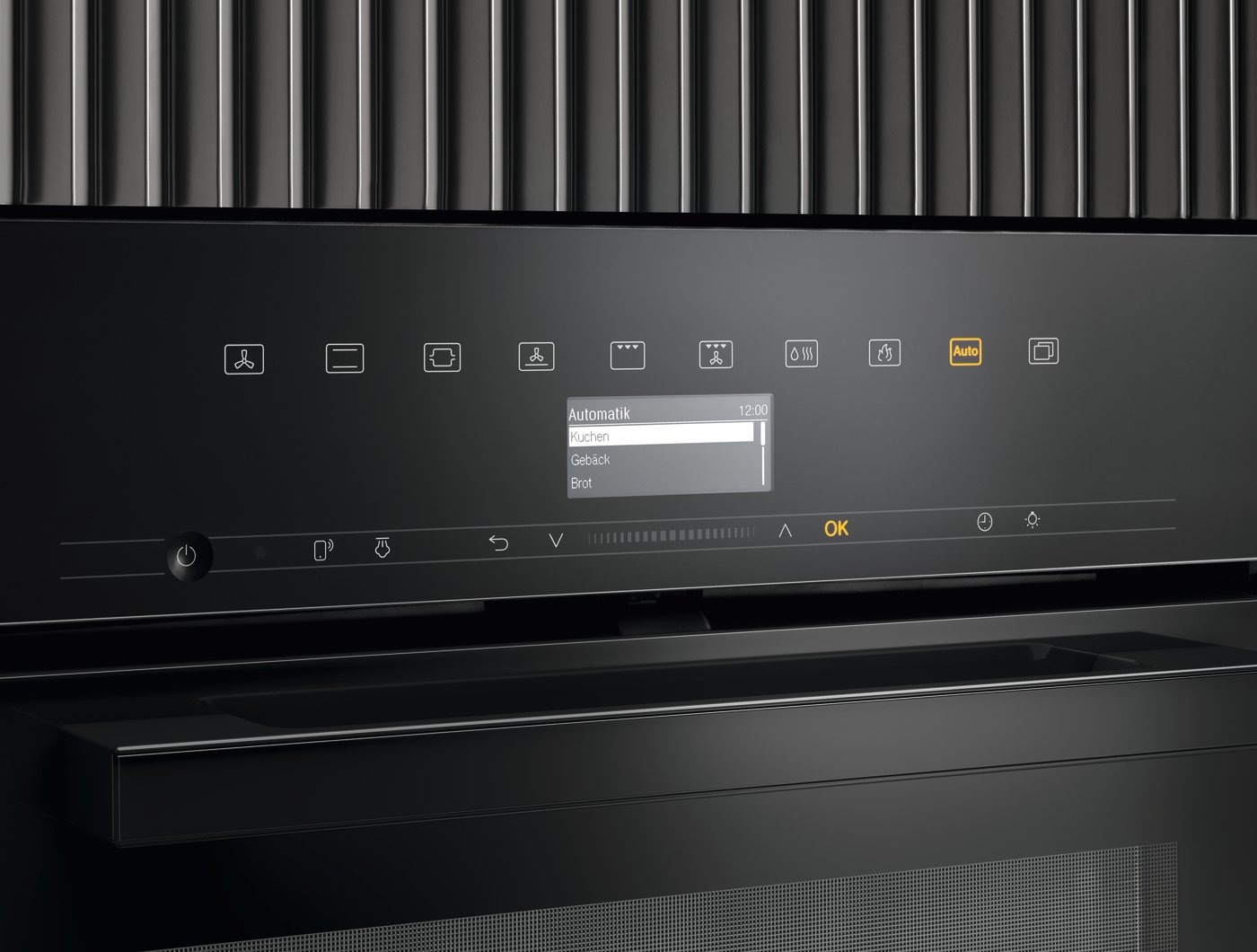 Духова шафа H 7464 BP чорний обсидіан