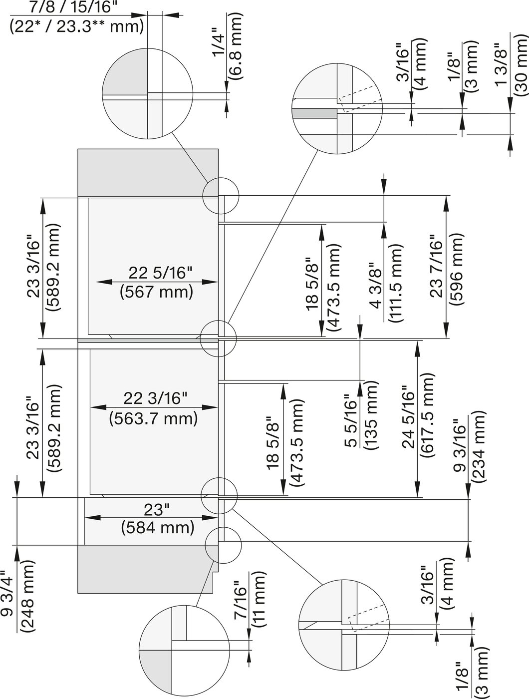Парова шафа DGC 7860 HCX Pro чорний обсидіан