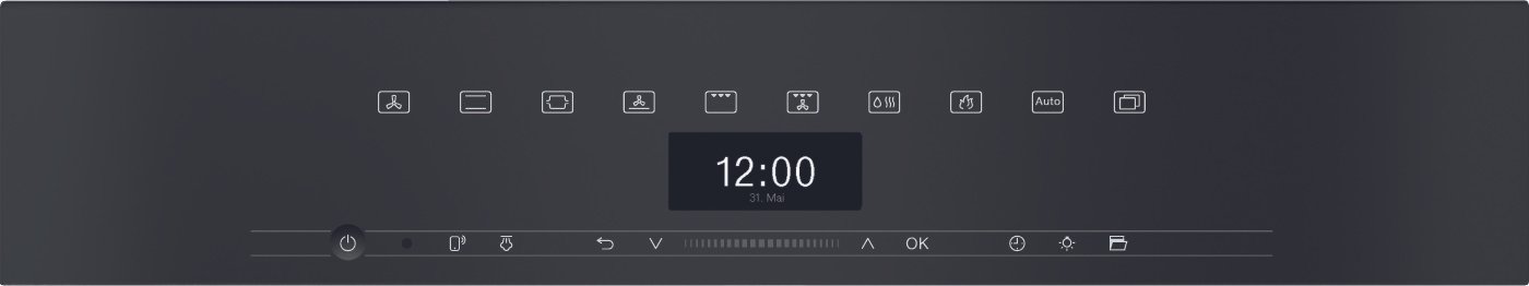 Духова шафа H 7464 BPX чорний обсидіан