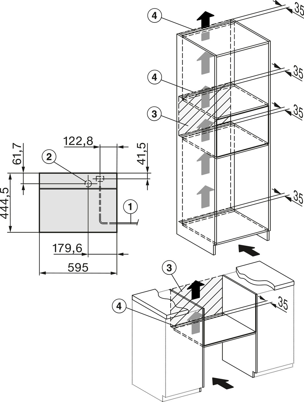 Парова шафа DGM 7440 GRGR