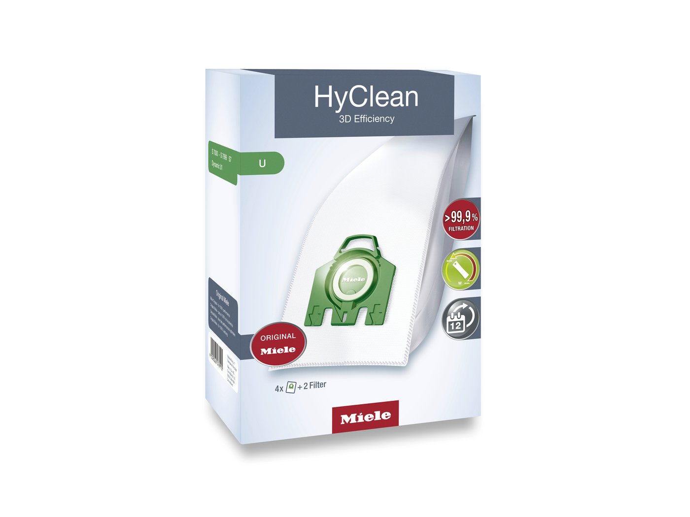 U HyClean 3D Мішок-пилозбірник 4 шт