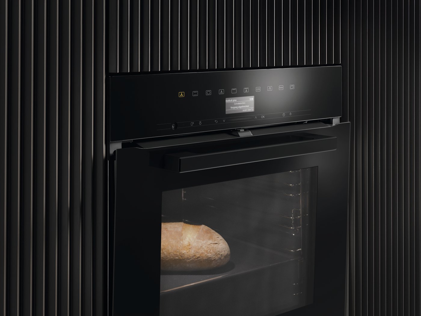 Духова шафа H 7464 BP чорний обсидіан