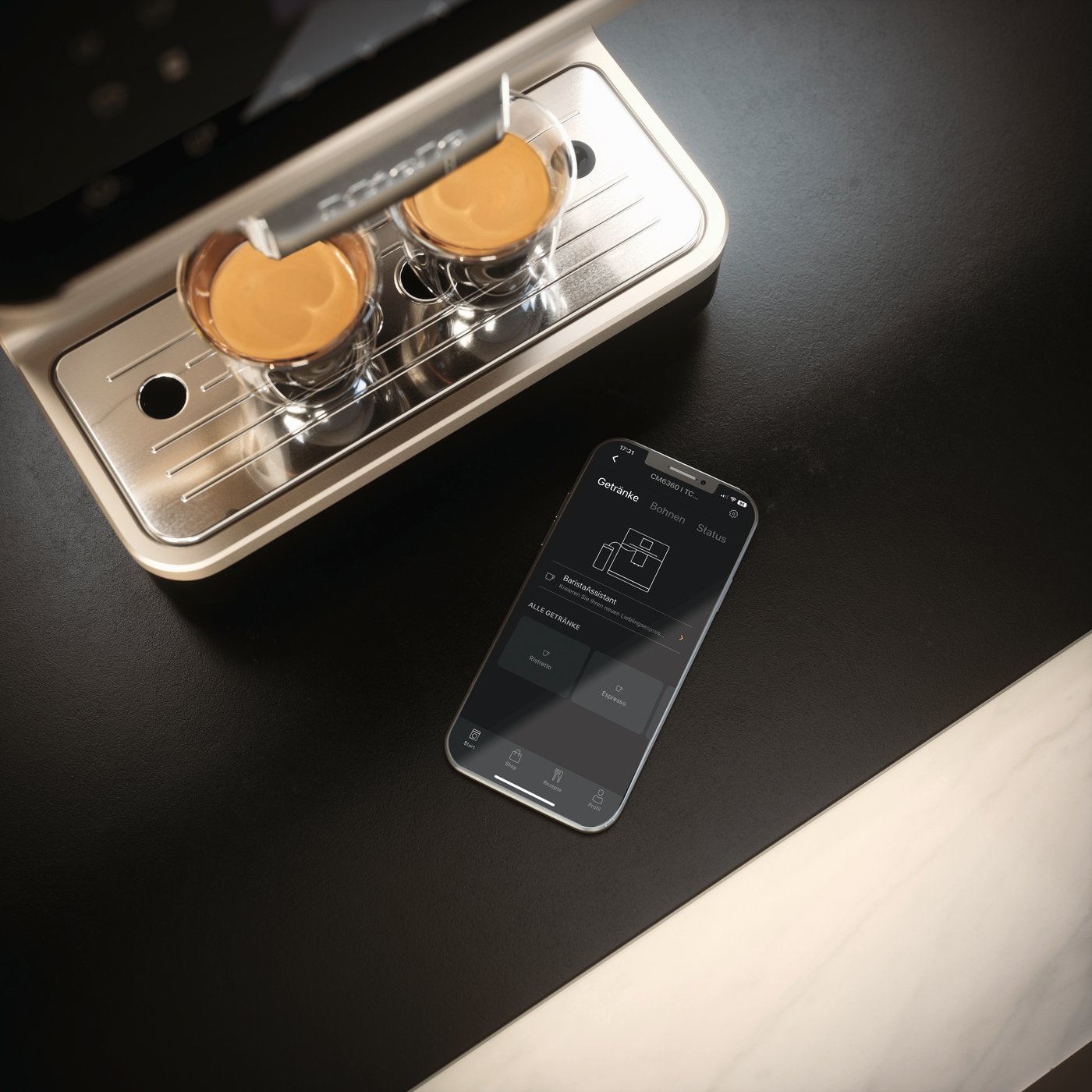 CM 6360 чорний обсидіан матовий з комплектом хімії