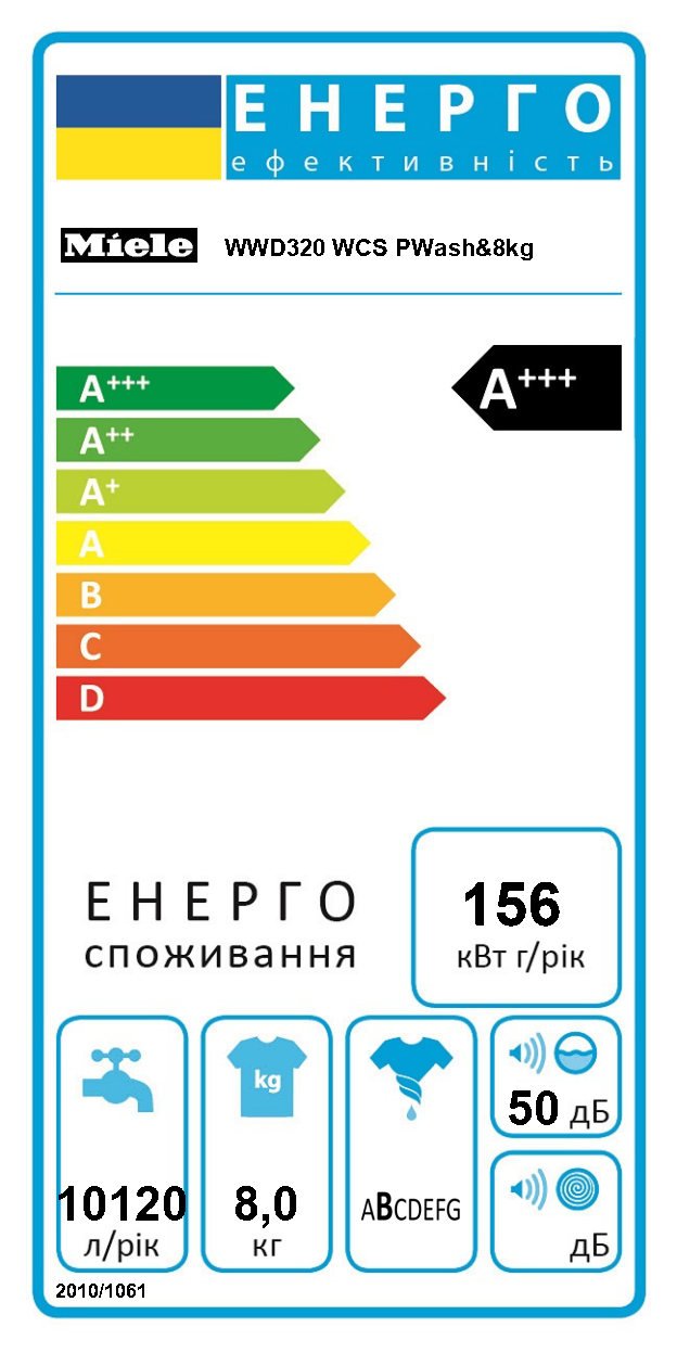 Пральна машина WWD 320 WCS