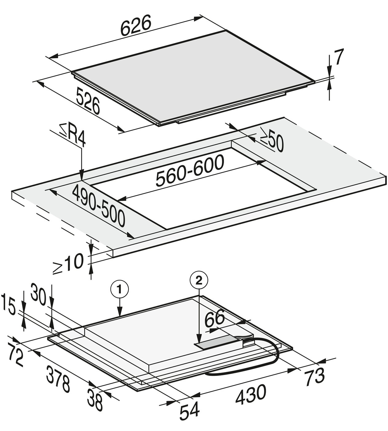 Варильна поверхня KM 7464 FR